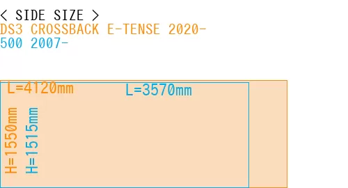 #DS3 CROSSBACK E-TENSE 2020- + 500 2007-